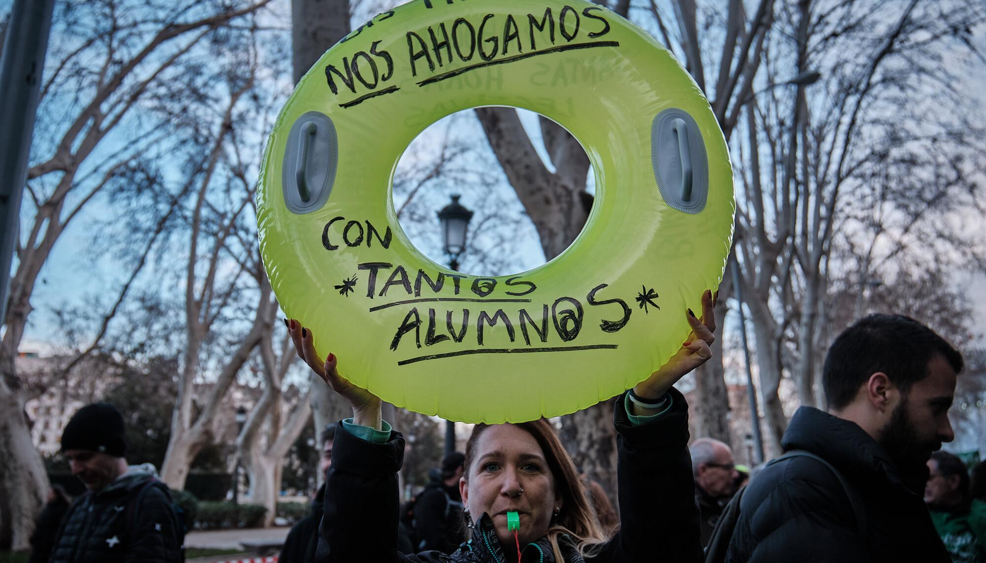 Educación lectivas manifestación - 2